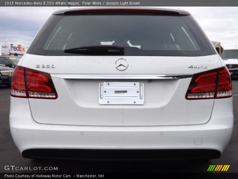 Polar White / designo Light Brown 2015 Mercedes-Benz E 350 4Matic Wagon