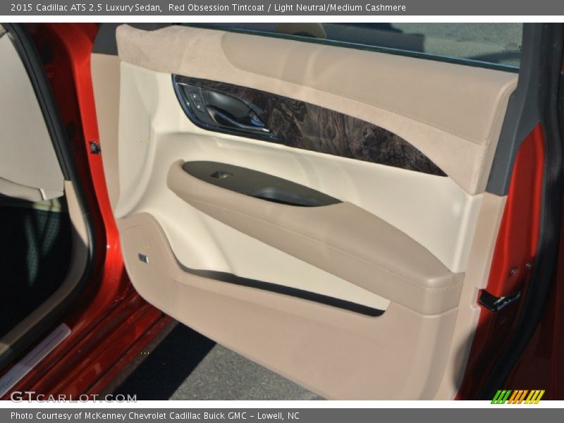Red Obsession Tintcoat / Light Neutral/Medium Cashmere 2015 Cadillac ATS 2.5 Luxury Sedan