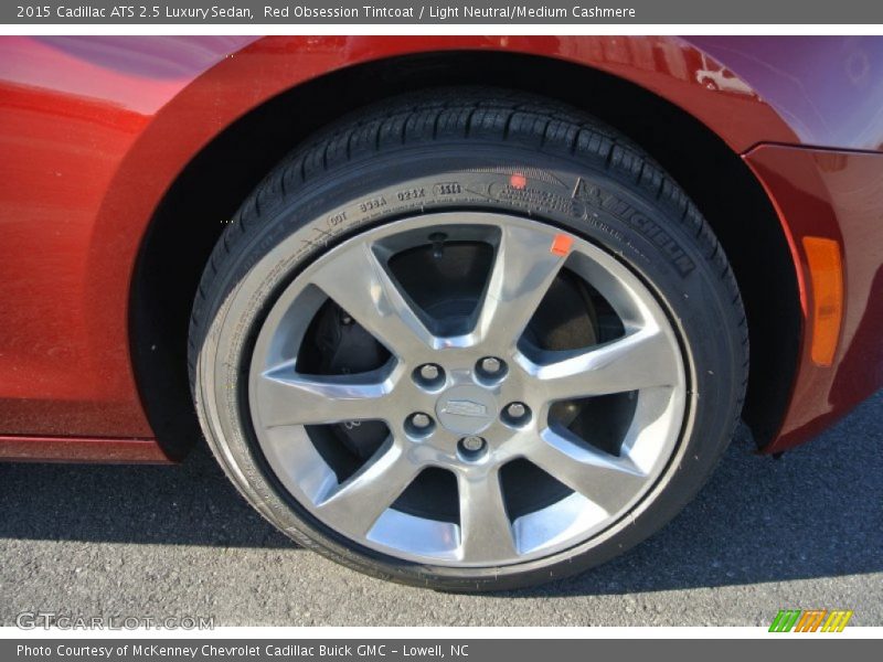 Red Obsession Tintcoat / Light Neutral/Medium Cashmere 2015 Cadillac ATS 2.5 Luxury Sedan