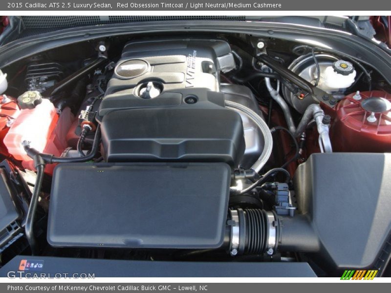 Red Obsession Tintcoat / Light Neutral/Medium Cashmere 2015 Cadillac ATS 2.5 Luxury Sedan