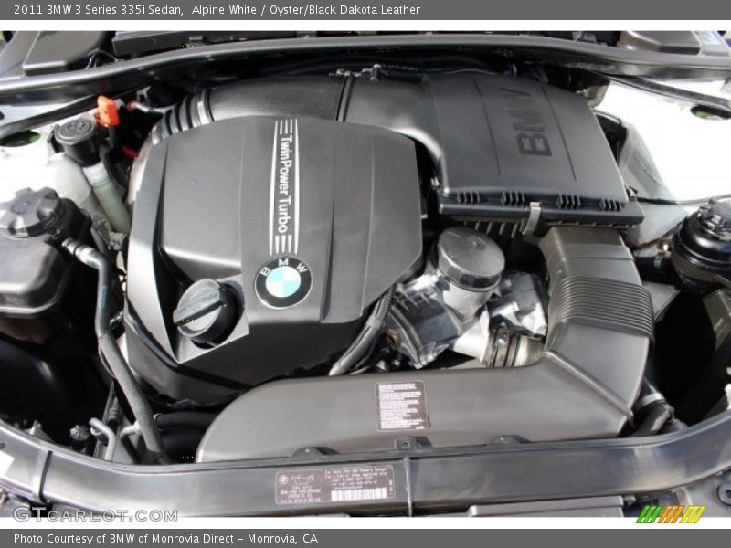 Alpine White / Oyster/Black Dakota Leather 2011 BMW 3 Series 335i Sedan