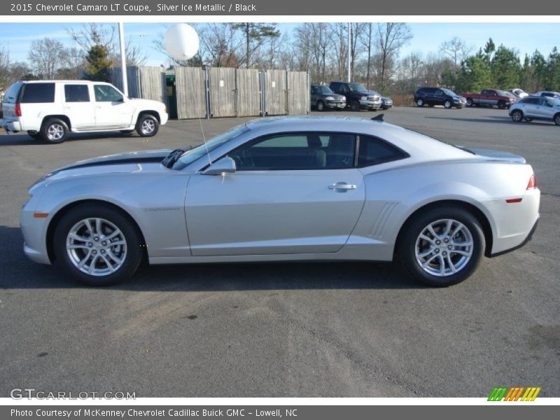 Silver Ice Metallic / Black 2015 Chevrolet Camaro LT Coupe