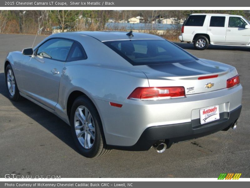 Silver Ice Metallic / Black 2015 Chevrolet Camaro LT Coupe