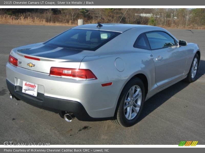 Silver Ice Metallic / Black 2015 Chevrolet Camaro LT Coupe