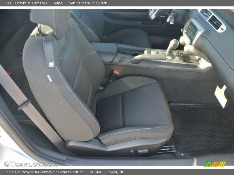 Silver Ice Metallic / Black 2015 Chevrolet Camaro LT Coupe