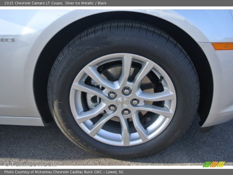 Silver Ice Metallic / Black 2015 Chevrolet Camaro LT Coupe