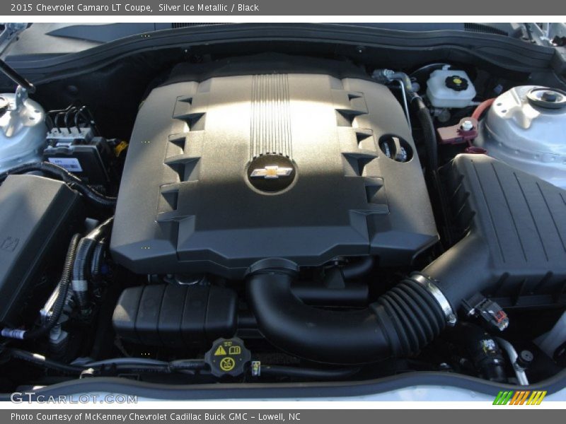 Silver Ice Metallic / Black 2015 Chevrolet Camaro LT Coupe