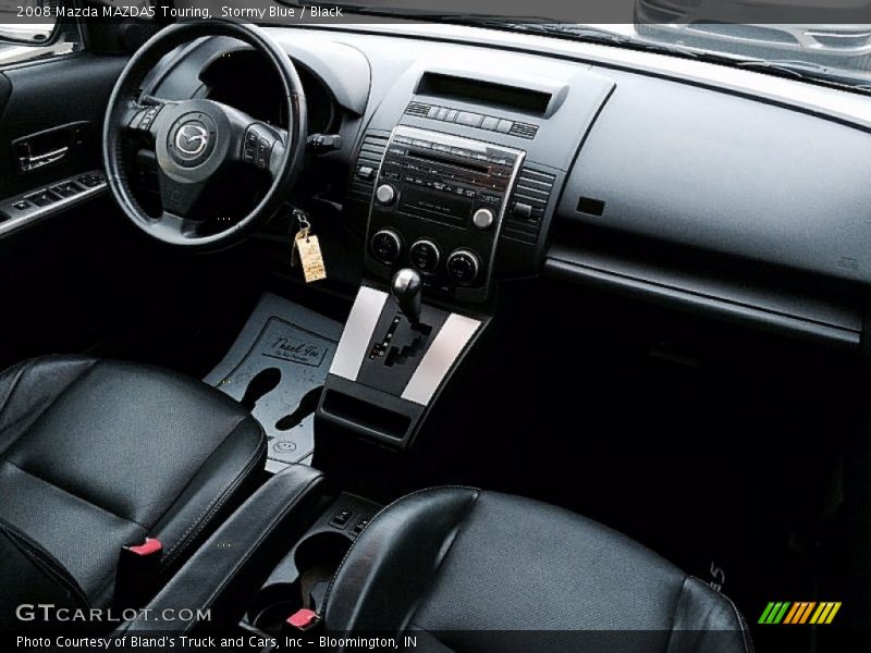 Stormy Blue / Black 2008 Mazda MAZDA5 Touring