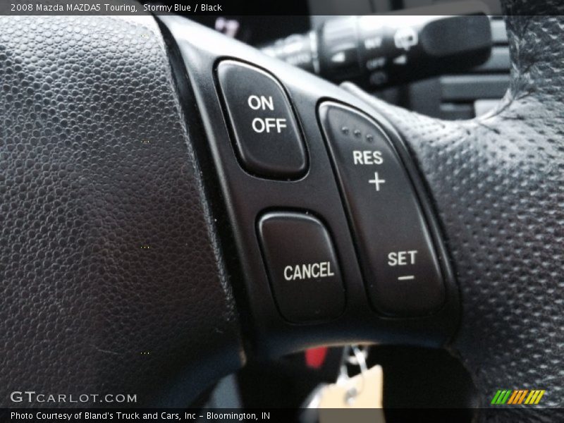 Stormy Blue / Black 2008 Mazda MAZDA5 Touring