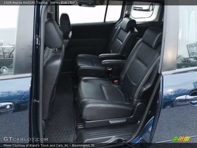 Stormy Blue / Black 2008 Mazda MAZDA5 Touring