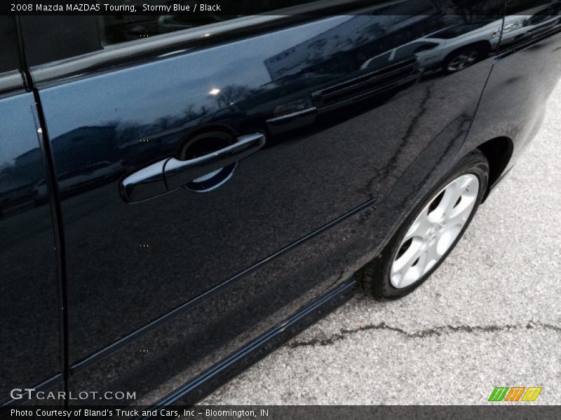 Stormy Blue / Black 2008 Mazda MAZDA5 Touring