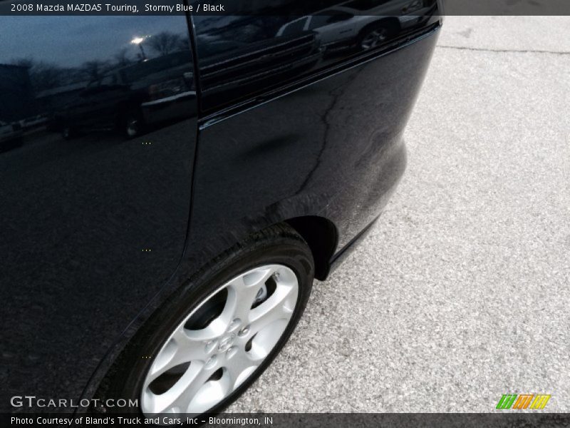 Stormy Blue / Black 2008 Mazda MAZDA5 Touring