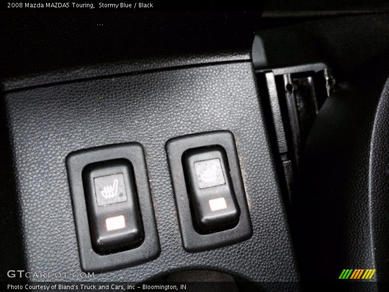 Stormy Blue / Black 2008 Mazda MAZDA5 Touring