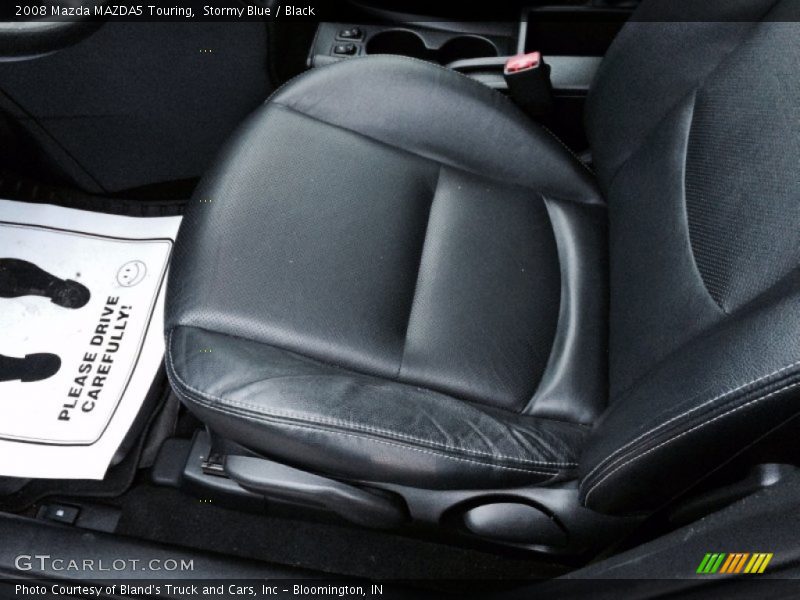 Stormy Blue / Black 2008 Mazda MAZDA5 Touring