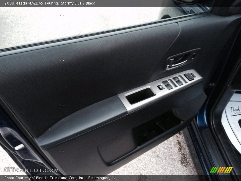 Stormy Blue / Black 2008 Mazda MAZDA5 Touring