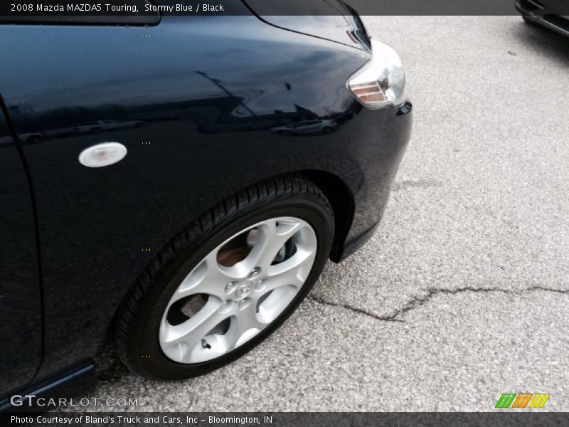 Stormy Blue / Black 2008 Mazda MAZDA5 Touring