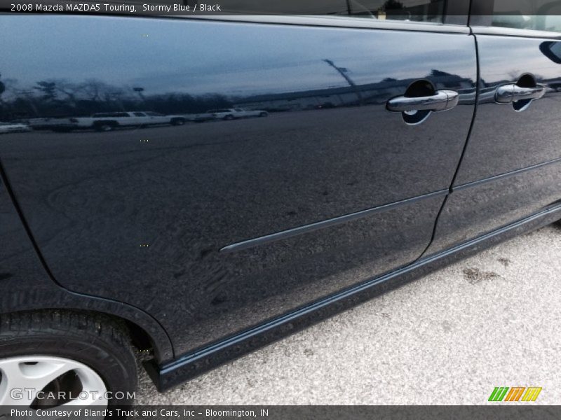 Stormy Blue / Black 2008 Mazda MAZDA5 Touring