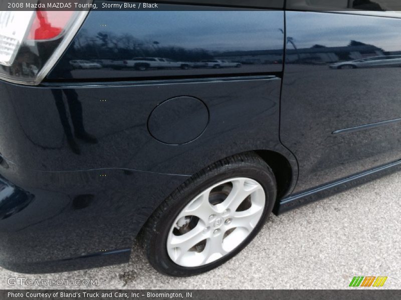 Stormy Blue / Black 2008 Mazda MAZDA5 Touring