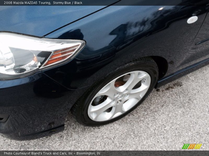 Stormy Blue / Black 2008 Mazda MAZDA5 Touring
