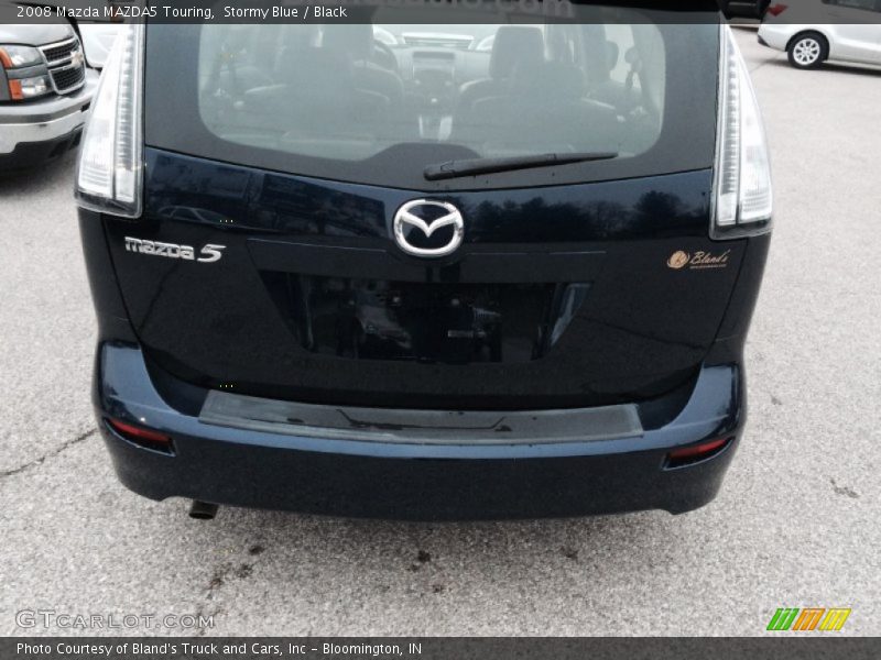Stormy Blue / Black 2008 Mazda MAZDA5 Touring