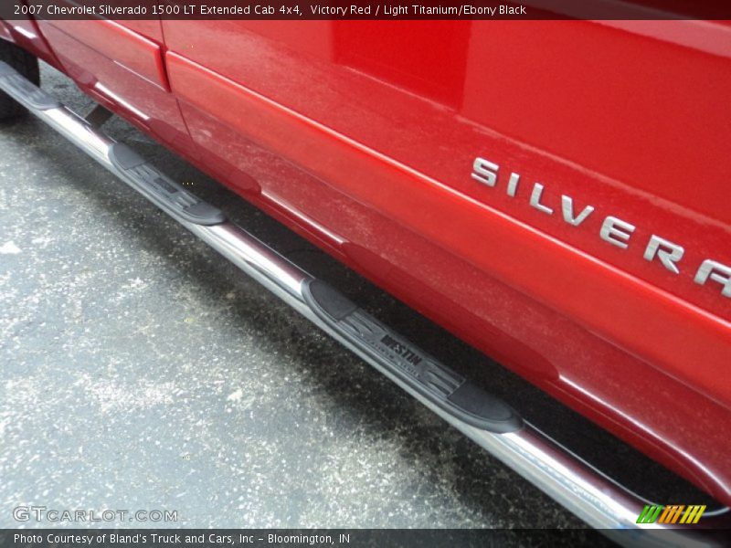 Victory Red / Light Titanium/Ebony Black 2007 Chevrolet Silverado 1500 LT Extended Cab 4x4