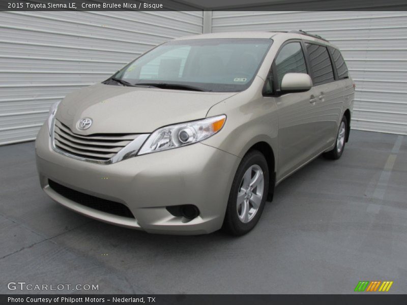 Creme Brulee Mica / Bisque 2015 Toyota Sienna LE