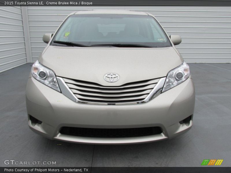 Creme Brulee Mica / Bisque 2015 Toyota Sienna LE