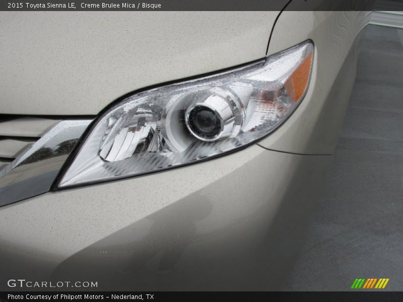 Creme Brulee Mica / Bisque 2015 Toyota Sienna LE