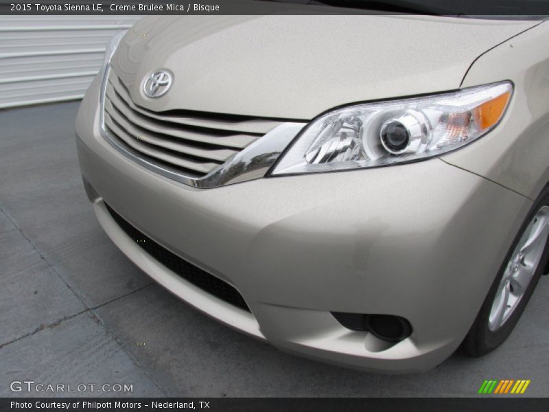 Creme Brulee Mica / Bisque 2015 Toyota Sienna LE