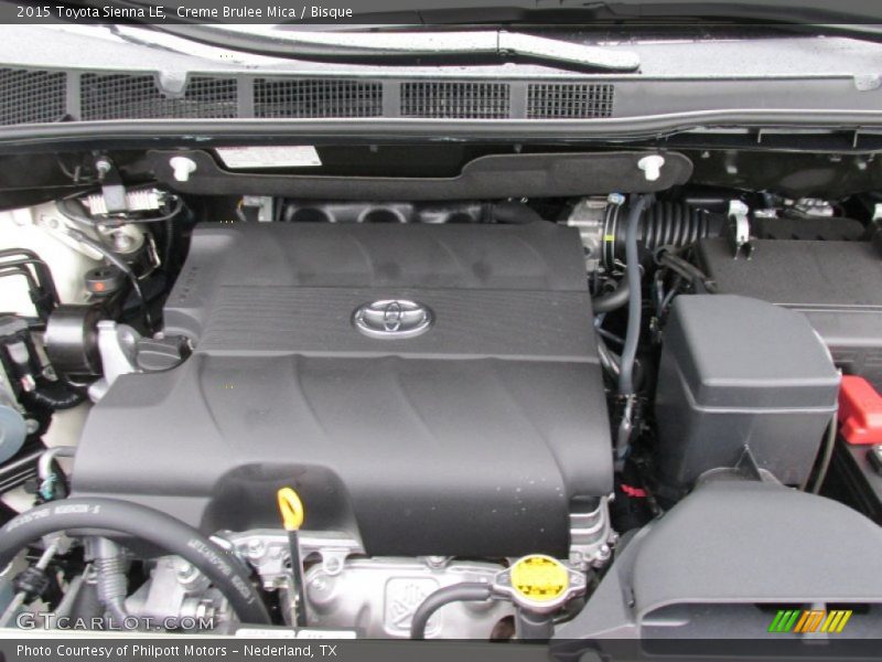Creme Brulee Mica / Bisque 2015 Toyota Sienna LE
