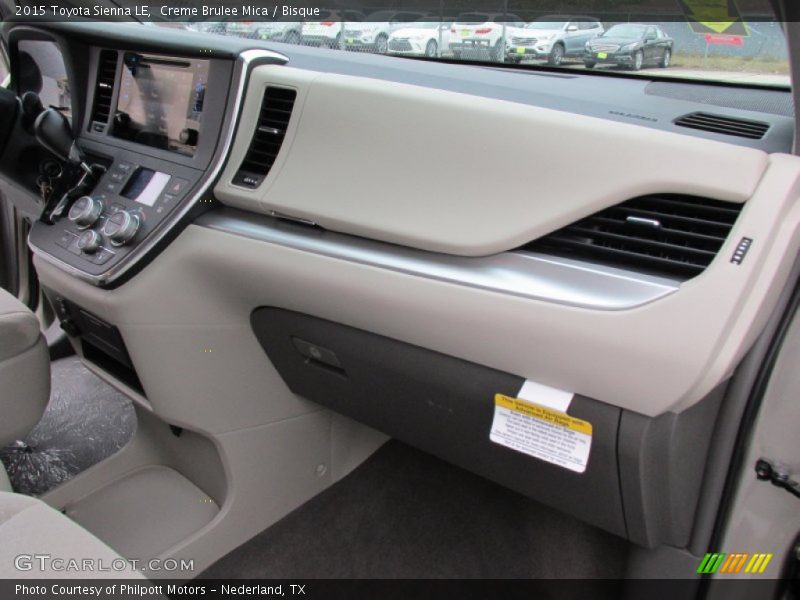 Creme Brulee Mica / Bisque 2015 Toyota Sienna LE