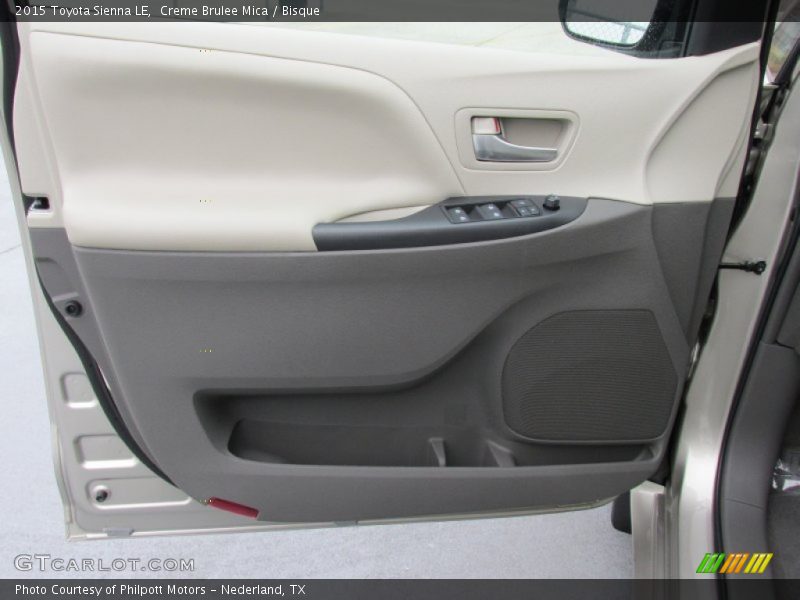 Creme Brulee Mica / Bisque 2015 Toyota Sienna LE