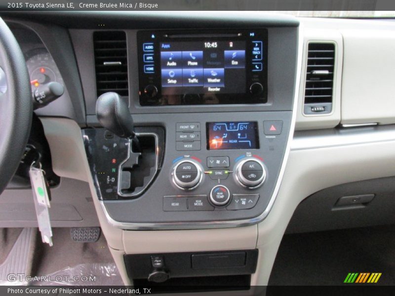 Creme Brulee Mica / Bisque 2015 Toyota Sienna LE