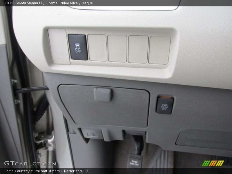 Creme Brulee Mica / Bisque 2015 Toyota Sienna LE