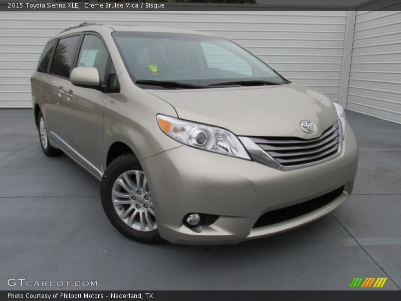 Creme Brulee Mica / Bisque 2015 Toyota Sienna XLE