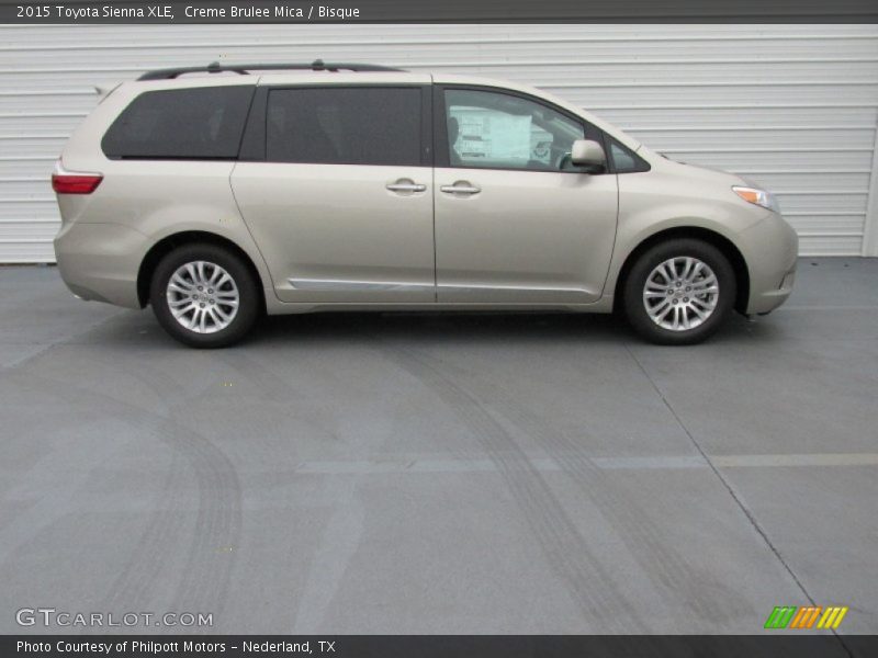  2015 Sienna XLE Creme Brulee Mica