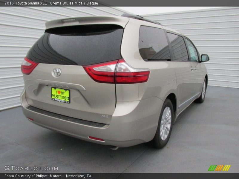 Creme Brulee Mica / Bisque 2015 Toyota Sienna XLE