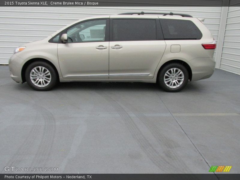 Creme Brulee Mica / Bisque 2015 Toyota Sienna XLE