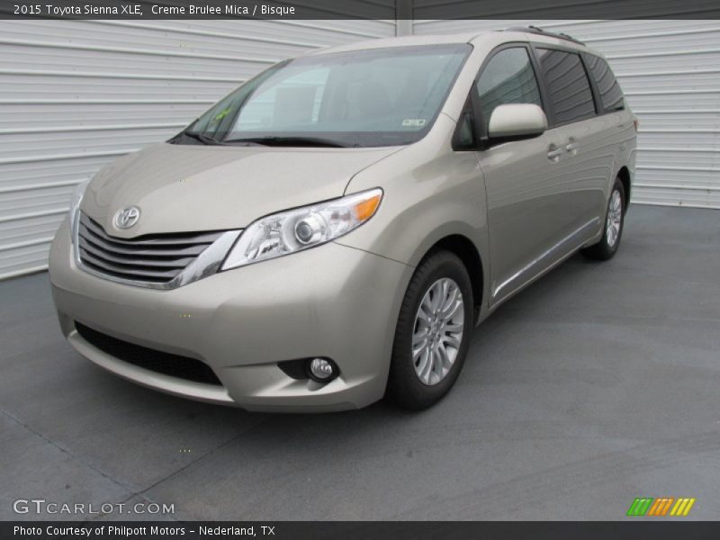 Creme Brulee Mica / Bisque 2015 Toyota Sienna XLE