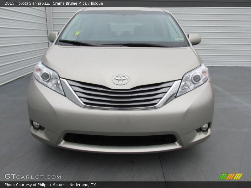Creme Brulee Mica / Bisque 2015 Toyota Sienna XLE