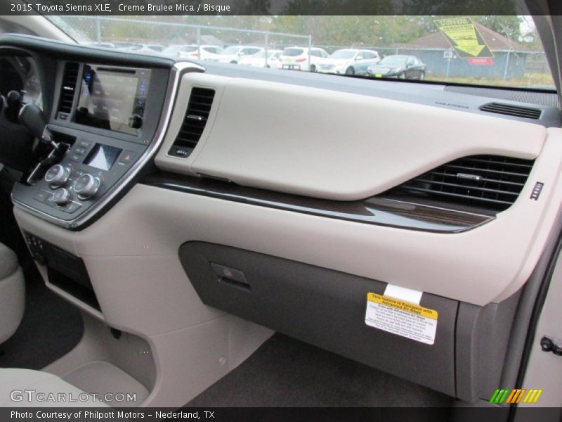 Creme Brulee Mica / Bisque 2015 Toyota Sienna XLE