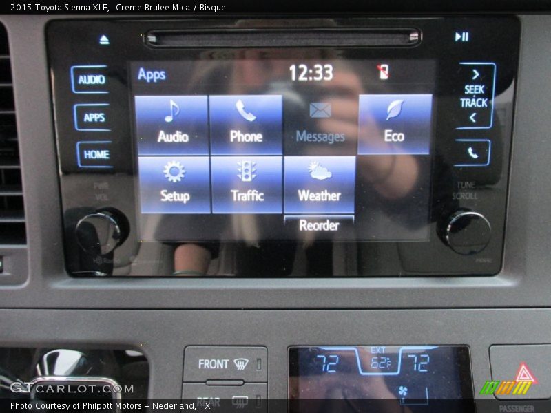 Creme Brulee Mica / Bisque 2015 Toyota Sienna XLE