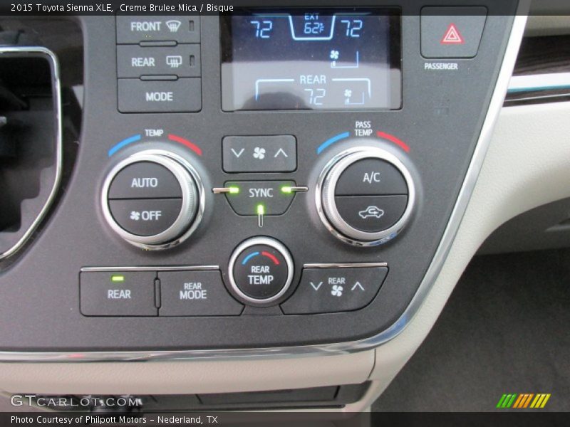 Creme Brulee Mica / Bisque 2015 Toyota Sienna XLE
