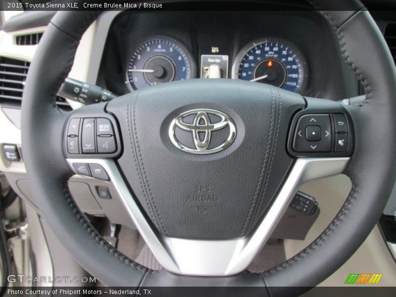 Creme Brulee Mica / Bisque 2015 Toyota Sienna XLE
