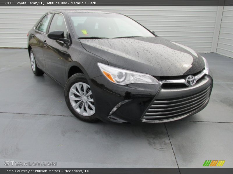 Attitude Black Metallic / Black 2015 Toyota Camry LE