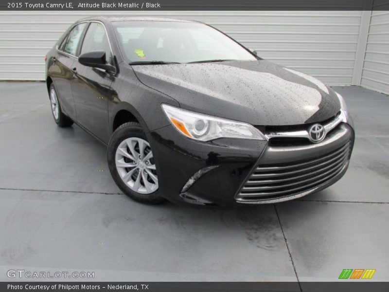 Attitude Black Metallic / Black 2015 Toyota Camry LE