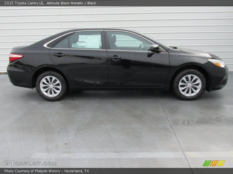 Attitude Black Metallic / Black 2015 Toyota Camry LE