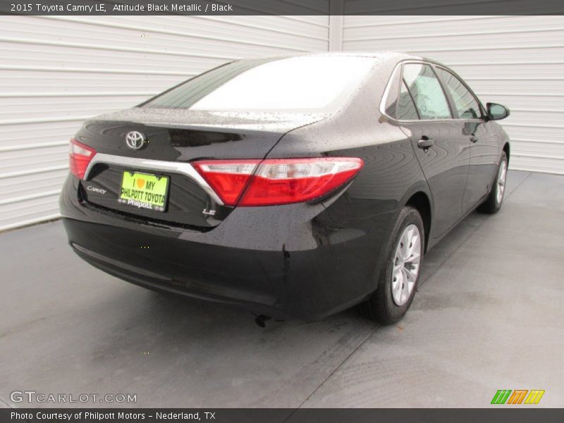 Attitude Black Metallic / Black 2015 Toyota Camry LE