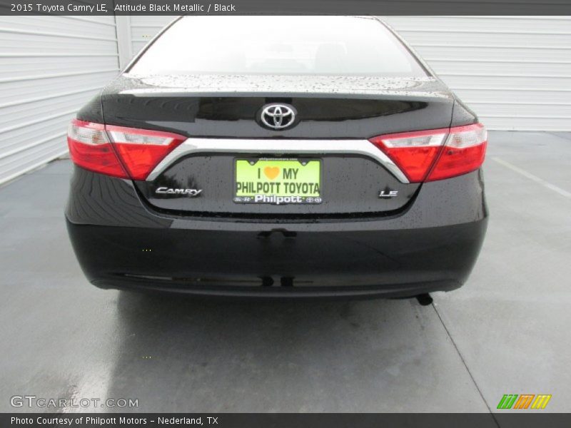 Attitude Black Metallic / Black 2015 Toyota Camry LE