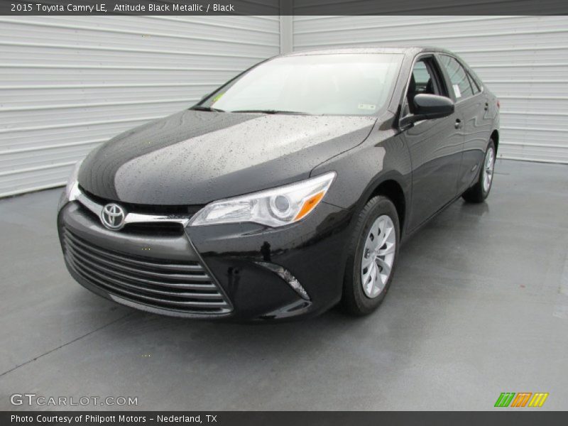 Attitude Black Metallic / Black 2015 Toyota Camry LE